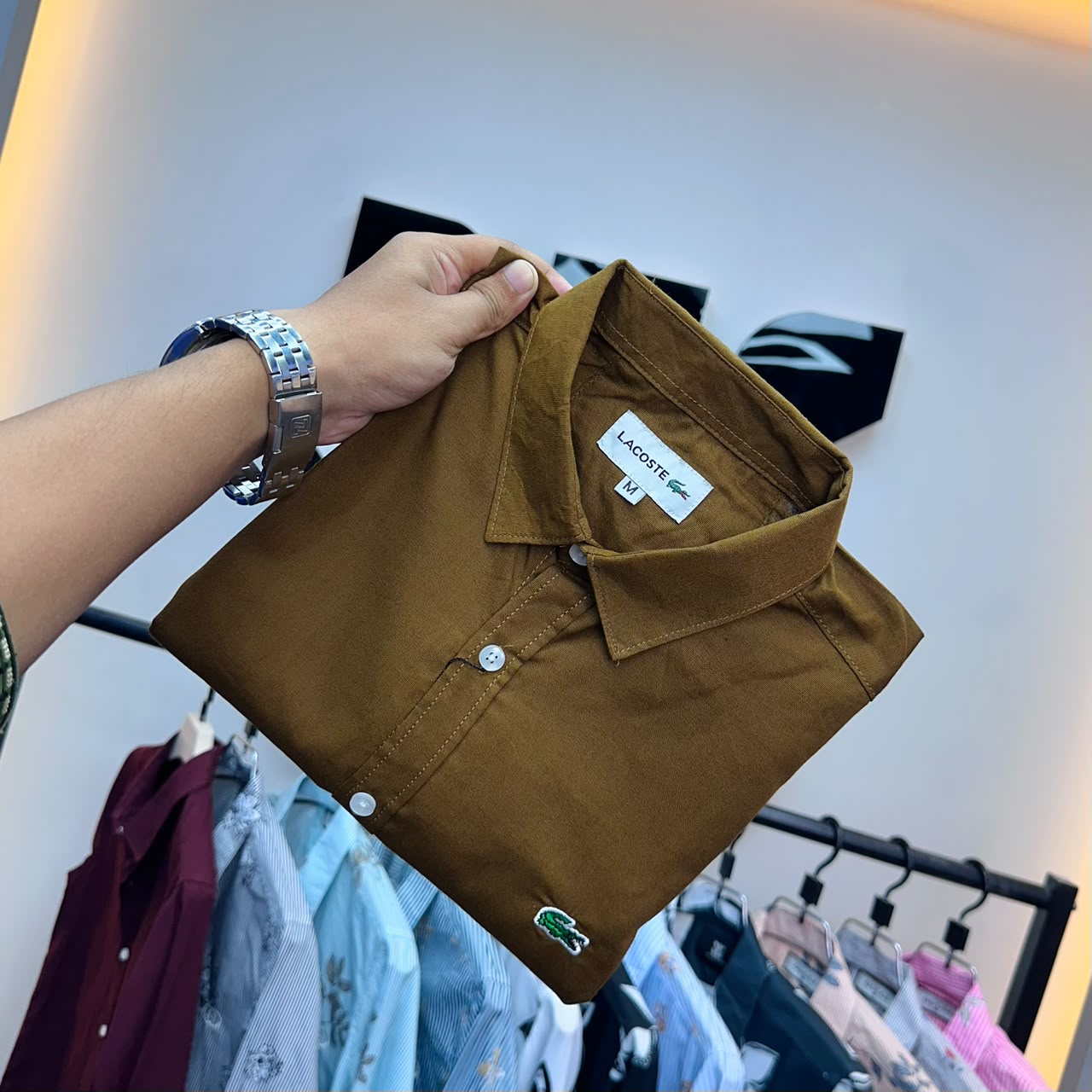 Premium Full Sleeve Solid Oxford Cotton Slim Fit Shirt 7